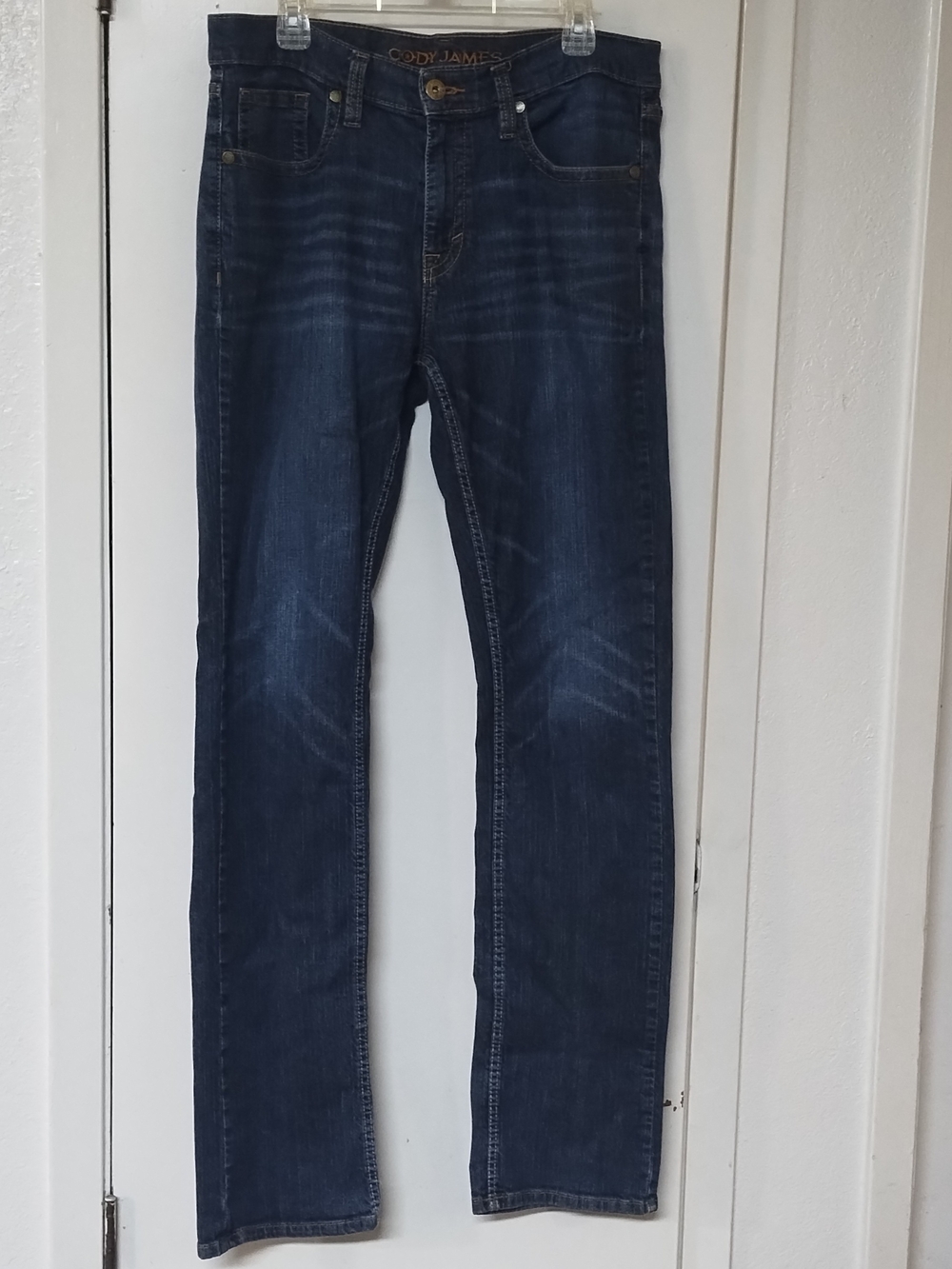 Cody James Slim Straight Jeans in Dark Blue